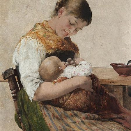 «Μητρική στοργή» (1889) Γιώργος Ιακωβίδης