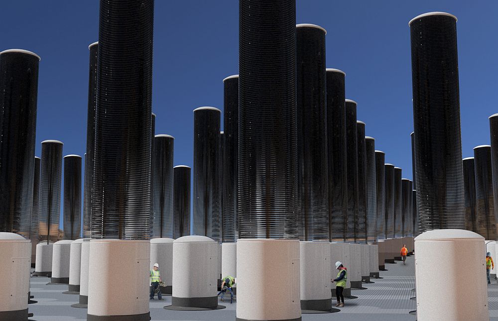 Δάση από μηχανικά δέντρα θα ρουφούν διοξείδιο του άνθρακα από την ατμόσφαιρα!