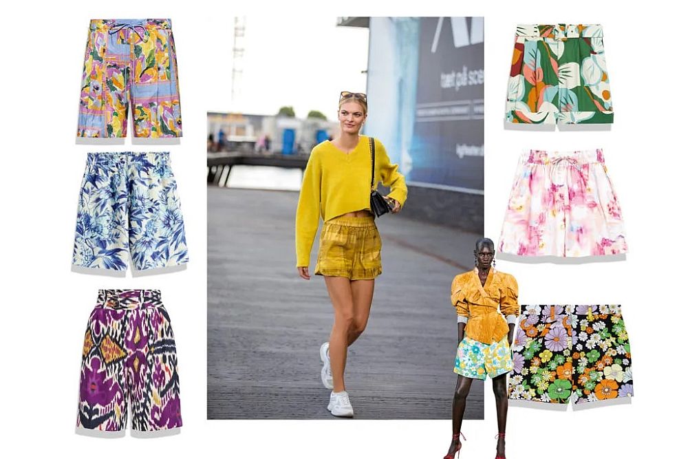 Mια εμπριμέ βερμούδα αντικαθιστά τα σορτς του καλοκαιριού